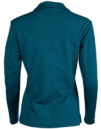 Picture of Winning Spirit, Ladies Cotton Back Truedry L/S Polo